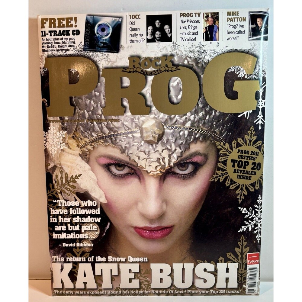 KATE BUSH: Classic Rock Presents 'Prog' Magazine NO CD; Issue 22 - December 2011